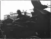 Studenter åker hästdroska, Uppsala