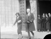 Kungligt besök vid Uppsala domkyrka