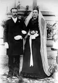 Brudpar. 1890-tal, Härnösand.
