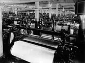 Vävsalen i den nya fabriken i kvarteret Vimpeln på Alingsås Bomullsväveri