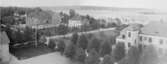 Panorama från Almby skola mot söder, 1943