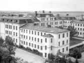 Vy från Västra Marks sjukhus söderut, 1943