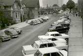 Gatuarbete på Järnvägsgatan, 1964-06-11