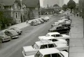 Gatuarbete på Järnvägsgatan, 1964-06-11