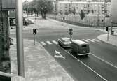 Gatukorsningen järnvägsgatan - alnängsgatan, 1964-06-25