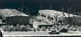 Modell av innergård Vivalla centrum, 1968