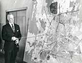 Visning av karta över Örebro, 1968
