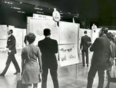 Besökare ser på första priset i Karlslundstävlingen, 1969