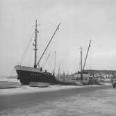 Fartyget Draka vid kaj
