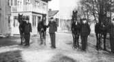 Brandmän med hästar, 1922