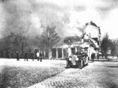 Brand på Östlunds kruthandel, 1925