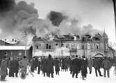 Brand på Engelbrektsgatan, 1937