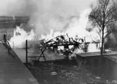 Brand vid Örebro Vadd- och yllefabrik, 1946