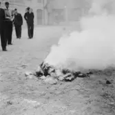 Släckningsövning, 1949