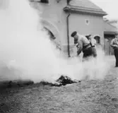 Släckningsövning, 1949