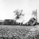 Brand vid Bondsättersvägen, 1960-tal