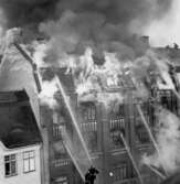 Brand på Ringgatan, 1962