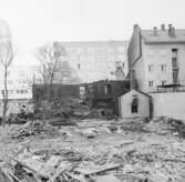 Efter branden på Drottninggatan, 1962