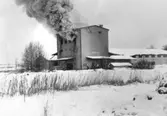Brand på Kumla foder, 1963
