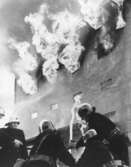 Brand på Kumla foder, 1963