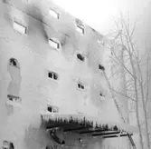 Efter brand vid Kumla foder, 1963