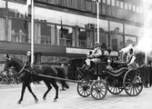 Brandmän med häst och vagn, 1966