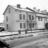 Efter brand i bostadshus, 1960