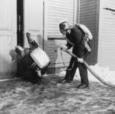 Brandmän i arbete, 1950-tal