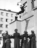 Hopp i språngsegel, 1950-tal