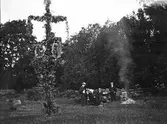 Kring midsommarstången, 1908-06-24