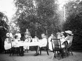 Kafferep i Humlegården, augusti 1920