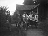 Motorcykel med sidovagn, augusti 1920
