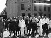 Skolklass på Karolinska skolan, 1922