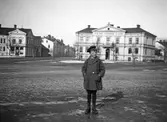 Pojke på Vasatorget, april 1924