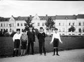 Skolpojkar på Väster, juni 1926