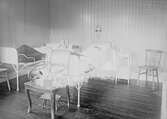Sjukhussängar på norra sjukhemmet, 1900 ca