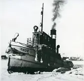 Västerås, Mälaren.
Bogserbåten Thor.