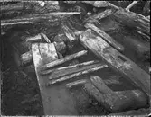 Arkeologisk utgrävning, Studentholmen, Uppsala 1907