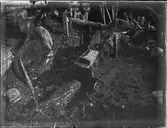 Arkeologisk utgrävning, Studentholmen, Uppsala 1907