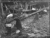 Arkeologisk utgrävning, Studentholmen, Uppsala 1907