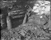Arkeologisk utgrävning, Studentholmen, Uppsala 1907