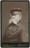 Kabinettsfotografi - man, Strängnäs 1885