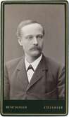 Kabinettsfotografi - medicine filosofie kandidat Ernst Rydelius, Stockholm 1882