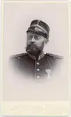 Kabinettsfotografi - kapten Ludvig von Scheven, Härnösand 1895