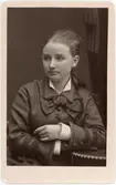 Kabinettsfotografi - Jenny Ingerlöf, Uppsala 1878