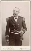 Kabinettsfotografi - Eberhard Rosenblad, löjtnant vid Kungliga flottan, Karlskrona 1889