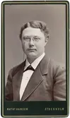 Kabinettsfotografi - medicine kandidat Fritz Erikson, Stockholm 1883