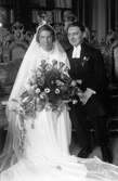Brudpar i Uppsala, 1936