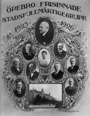 Örebro Frisinnade Stadsfullmäktigegrupp, 1925-1926
