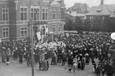 Deltagare i förbudsdemonstration i Umeå, 1922